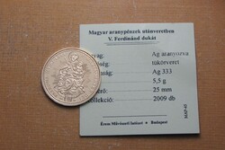 V. Ferdinánd 1841 dukát - Magyar Aranypénzek utánveretben sorozat