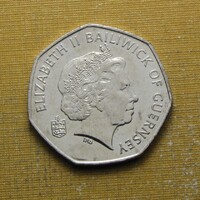 Guernsey 2008 50 pence - II. Erzsébet
