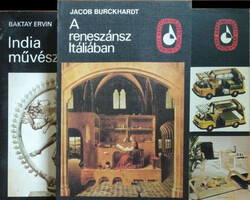 Baktay Ervin - Jacob Burckhardt - Dvorszky Hedvig: Képzőművészeti Zsebkönyvtár könyvcsomag (3 kötet)