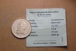 Ferenc 1794 B dukát - Magyar Aranypénzek utánveretben sorozat