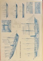 SS Great Britain poster, cián nyomat