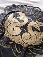 Legyező,a 19 sz.- ból. / bivaly bőr, -szarv