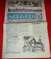 1992. VIII. szám - SZEGED - VÁROSTÖRTÉNETI KULTÚRÁLIS és KÖZÉLETI MAGAZIN újság a képek szerint