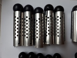 Retró alumínium hajcsavaró 45 db. Keveset használt, szép állapotú.