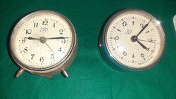 2 Russian Alarm Clocks