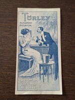 Old calculator card Törley