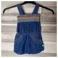 Little Bird kislány farmer rövidnadrágos overál 2-3 év