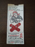 Régi számolócédula Franck kávé