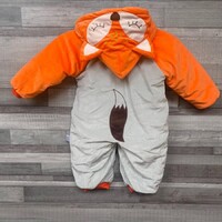 Beisiku unisex rókás meleg overál 1 év