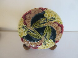 3 DB ANTIK JOSEF STEIDL ZNAIM FALI TÁNYÉR. ALKUKÉPES!