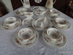 ROYAL ALBERT " MOSS ROSE " ANGOL RÓZSÁS ÉTKÉSZLET