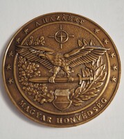 Magyar Honvédség A Hazáért 93 . Petőfi Sándor Vegyvédelmi Zászlóalj bronz emlékérem Székesfehérvár