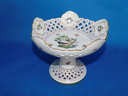 Herendi Rothschild Enameled Tiered Serving Platter