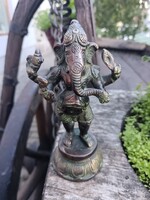 Ganesha bronz szobor
