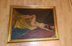 Szegedi Molnár Géza olaj-vászon festmény