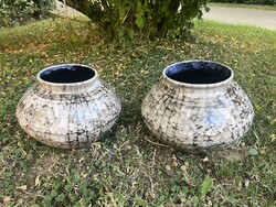 Pair of Modern Retro Flowerpots.