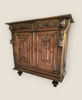 Antik neoreneszánsz komód 9.