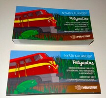 MÁV START - MAGYAR ÁLLAMVASUTAK - RAJZOS mese képpörgető minifilm könyv DARABRA a képek szerint