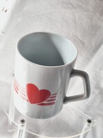 Zsolnay retró végtelen szerelem szívecskés  bögre 46.