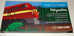 MÁV START - MAGYAR ÁLLAMVASUTAK - RAJZOS mese képpörgető minifilm könyv  a képek szerint