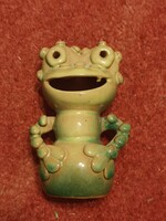 Retro kerámia béka figura/ made in USSR