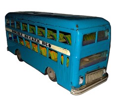 1970'S FRICTION TIN TOY - tin blue 