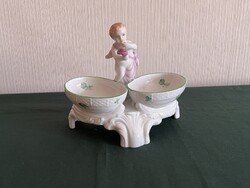 Herendi Tertia puttós fűszertartó vagy sótartó porcelán (P0043)
