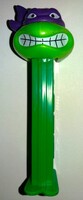 Retro PEZ CANDY DISPENSER - TEENAGE MUTANT NINJA TURTLES - DONATELLO figure as shown in pictures