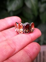 Színes köves ezüst gyűrű