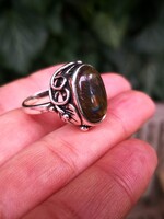 Labradorit köves ezüst gyűrű