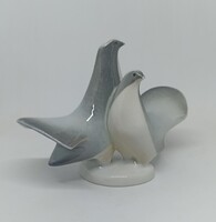 Zsolnay porcelán galambpár!
