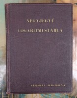 Négyjegyű logaritmustábla – 1940, Szent István-Társulat, 4. kiadás