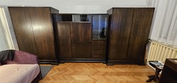 Eladó 1920-30as antik tömörfa szekrénysor