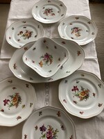 PirkenHammer jelzésű meisseni virág mintás vacsorázó készlet!