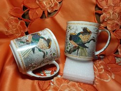 1+1 japán porcelán  bögre,  paradicsommadaras