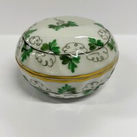 Herendi petrezselyem mintás bonbonier