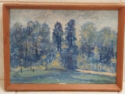 BERNÁTH AURÉL : Parkrészlet