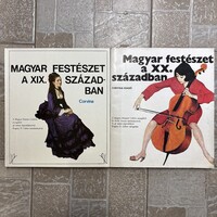 Magyar festészet a XIX-XX. században 2 kötet!