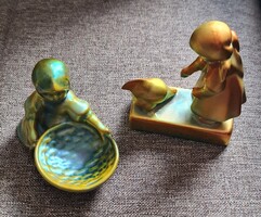 Zsolnay eozin figura gyűjtemény