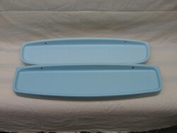 Retro Blue Porcelain Bathroom Shelves