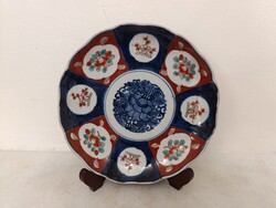 Antik imari kézzel festett Japán kínai porcelán tányér Ázsia 265 5279