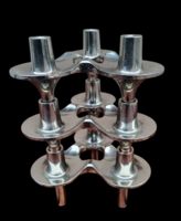 Moduláris gyertyatartó készlet, Orion modell, Fritz Nagel és Ceasar Stoffi, 70-es évek  Alkudhat