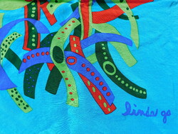 Schaffhausen watch brand jubilee silk scarf with watches, 1993