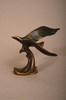 Art deco stilusú bronz sas pár