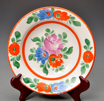 Wilhelmsburgi rózsás dísztányér, falitányér