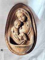 Vintage szenteltvíz tartó Maria Zell emléktárgy volt