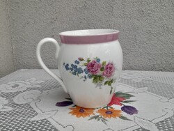 Nagyméretű rózsás aludt tejes csupor