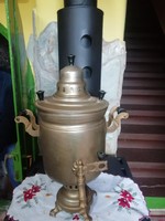 Orosz faszenes szamovár 49 cm magas