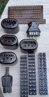 Retro Bakelite Connectors and Terminal Blocks