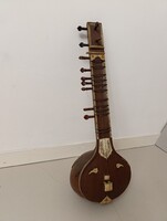 Antik hangszer indiai szitár pengetős húros 264 5336